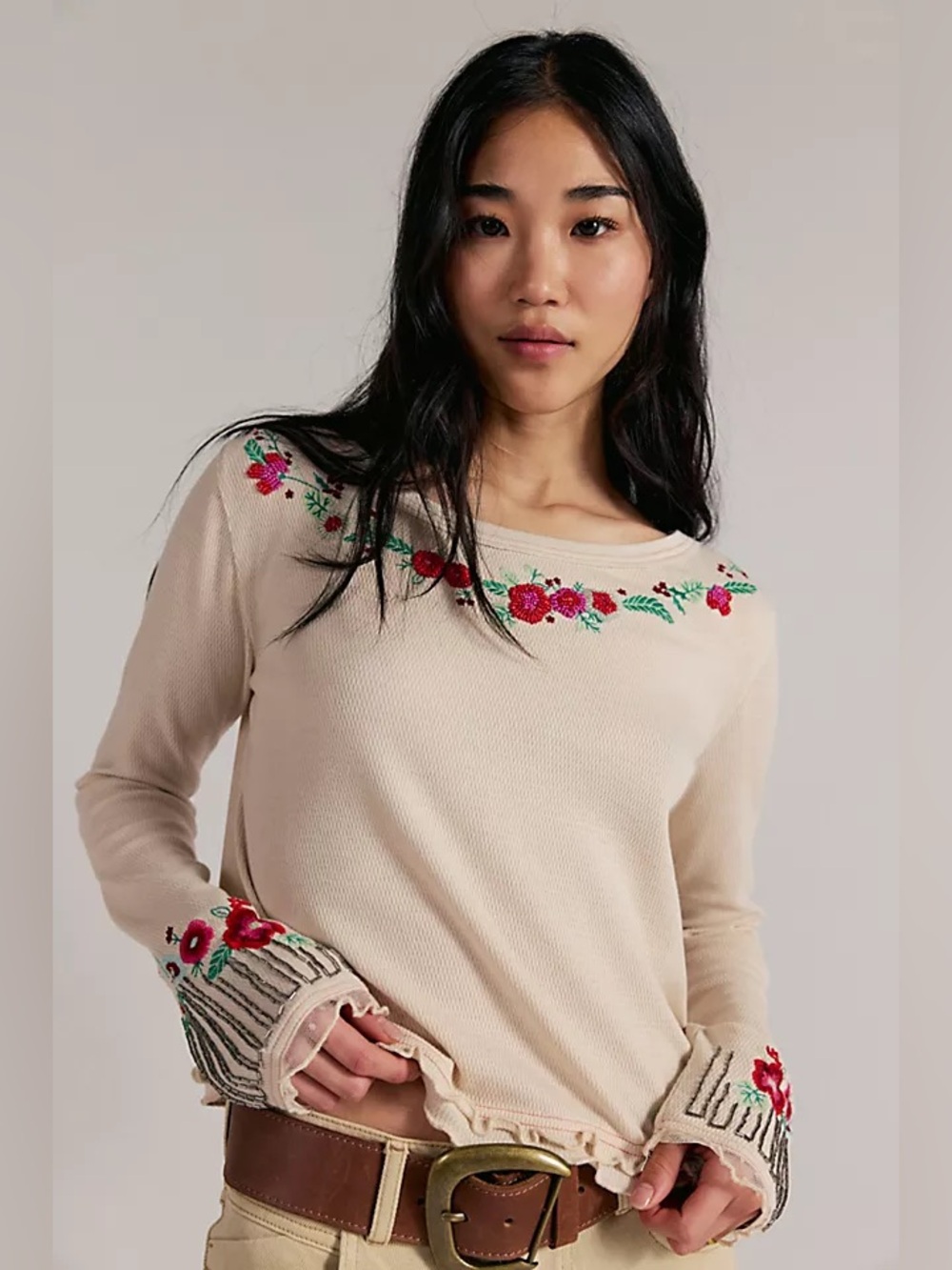NWT! FP Free People Carter Long Sleeve Sz XS